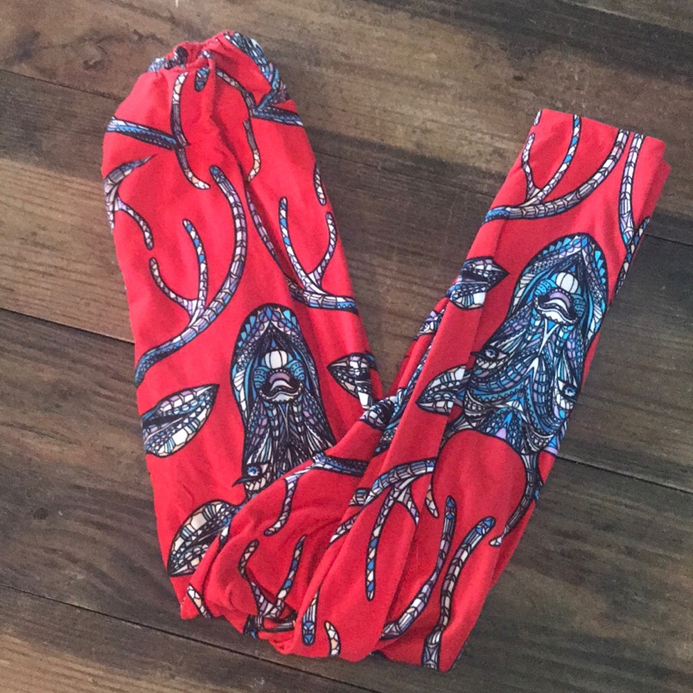 Mosaic deer lularoe leggings